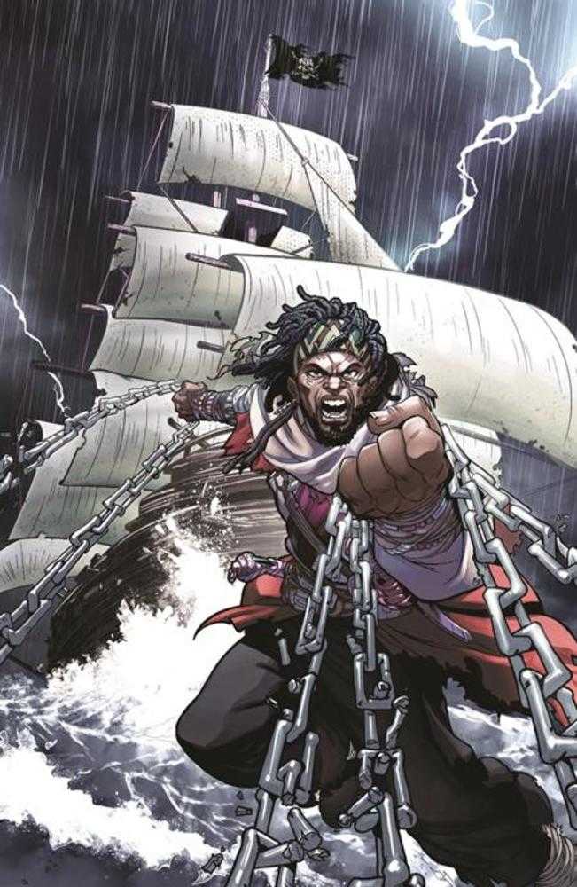 Shaquille Oneal Presents Vengeance Unchained The Legend Of Black Caesar #1 (Of 5) Cover D Ray Anthony Height Foil Full Art Variant