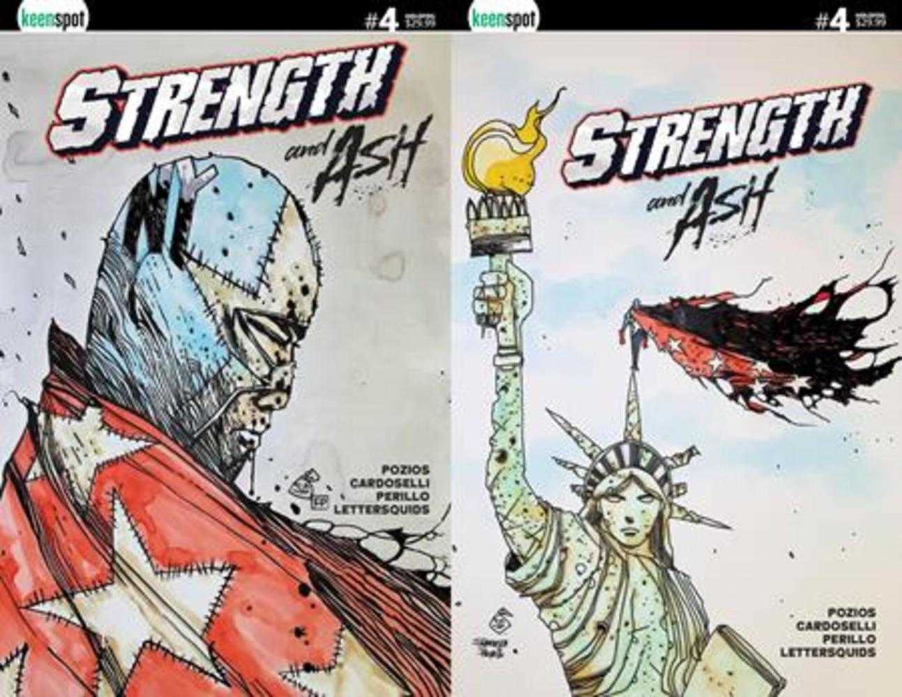 Strength & Ash #4 Cover D Stefano Cardoselli Francesca Perillo Holofoil Flip Cover Variant