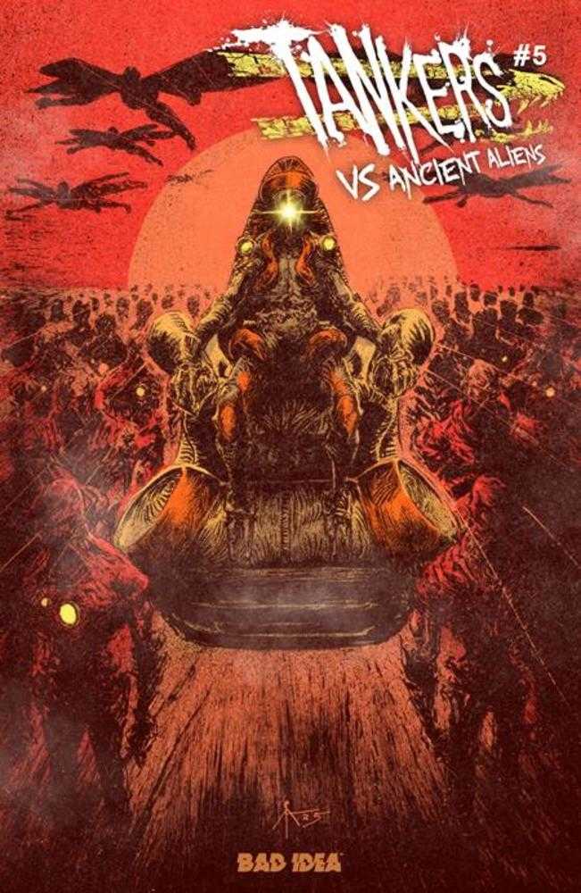 Tankers vs Ancient Aliens #5 (Of 5) Cover B Caleb Ady Variant