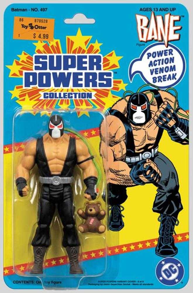 Batman #497 Facsimile Edition Cover D Jason Geyer & Alex Saviuk Bane Super Powers Card Stock Variant