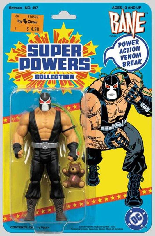 Batman #497 Facsimile Edition Cover D Jason Geyer & Alex Saviuk Bane Super Powers Card Stock Variant