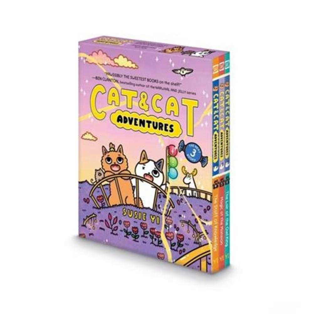 Cat & Cat Adventures A Graphic Novel TPB 3 Book Box Set (Vols 04 & 05 & 06)