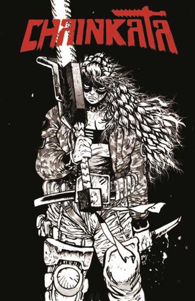 Chainkata #1 Cover B Daniel Warren Johnson Black & White Variant