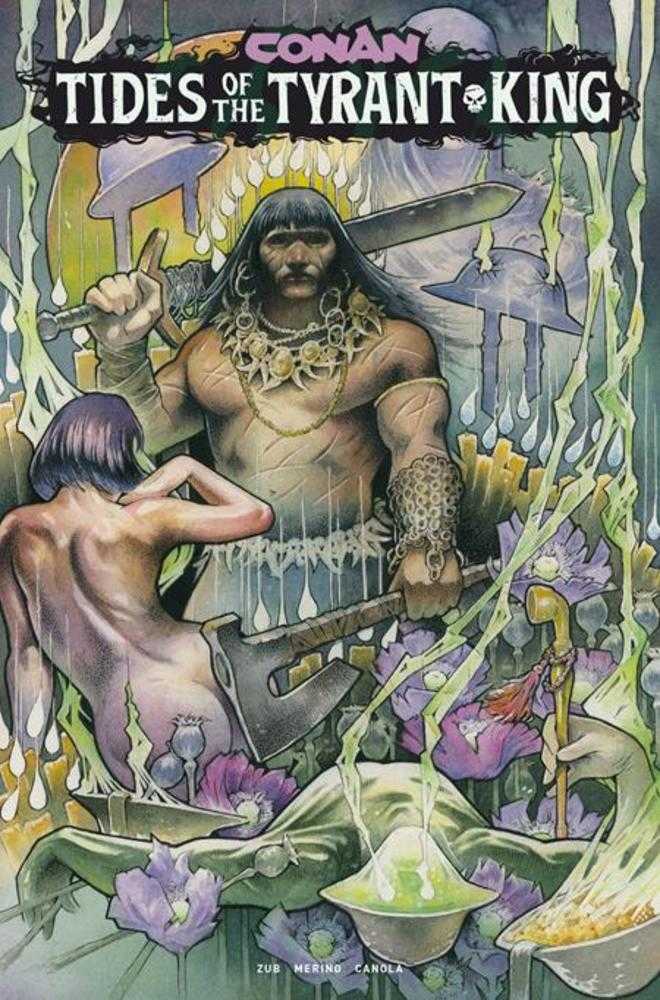 Conan The Barbarian Tides Of The Tyrant King #3 (Of 4) Cover D John Baizley Variant (Mature)
