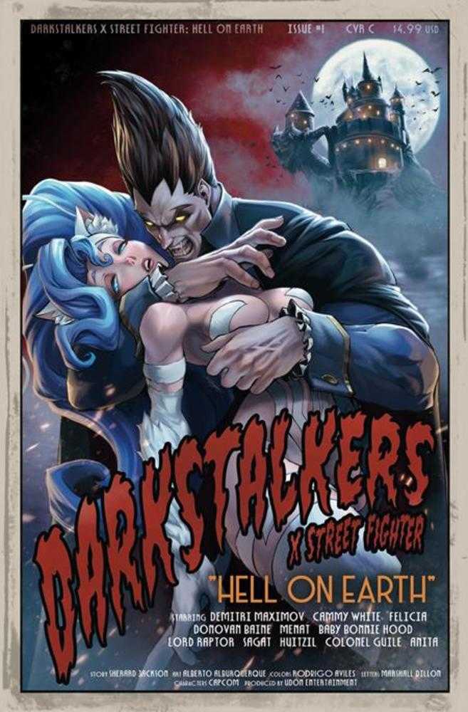 Darkstalkers X Street Fighter Hell On Earth #1 (One Shot) Cover C Drax Gal Variant