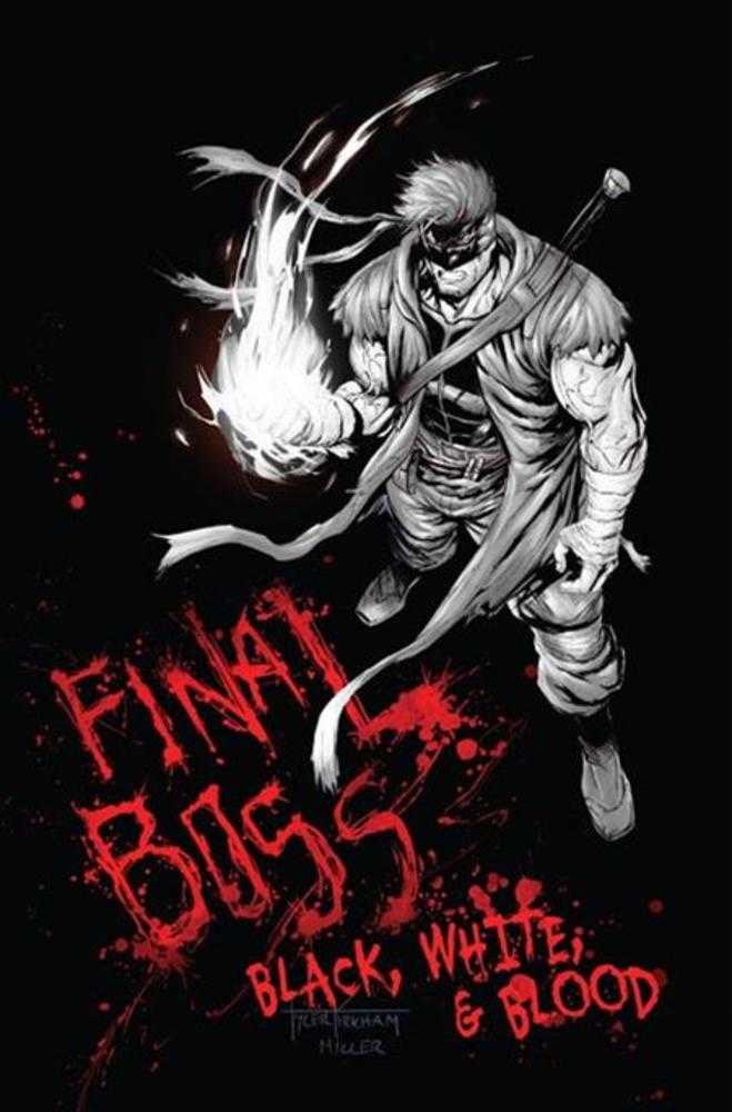 Final Boss #1 Black White And Blood Reprint Cover C Tyler Kirkham Graffiti Variant (Mature)