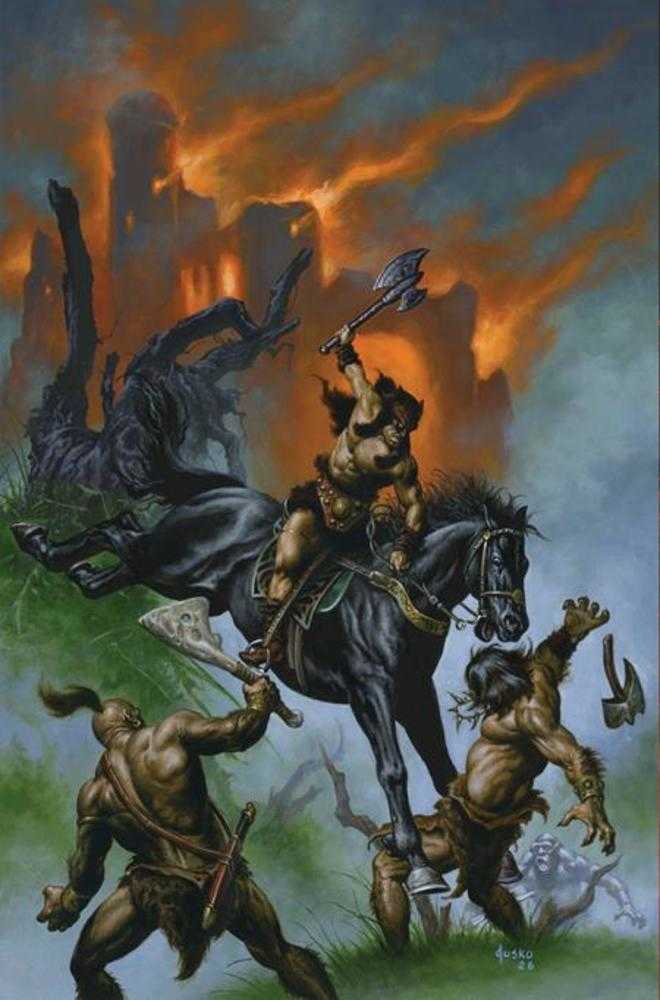Fire And Ice Darkwolf #5 Cover G Joe Jusko Limited Full Art Variant