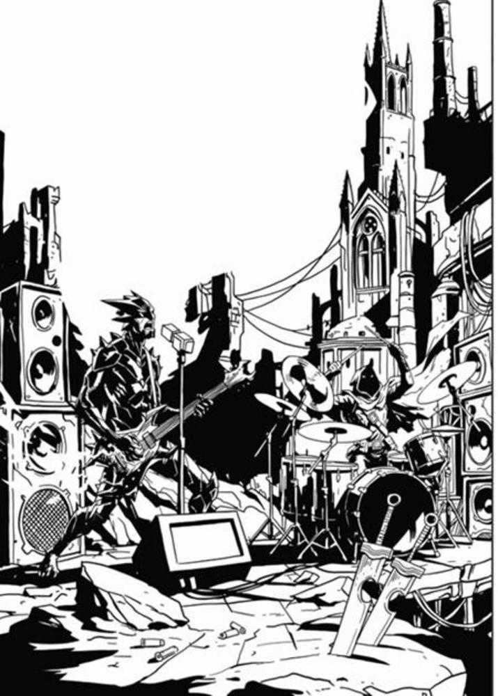 Fireborn #6 Cover F Emmanuel Gervasoni Cardstock Concert Black & White Variant