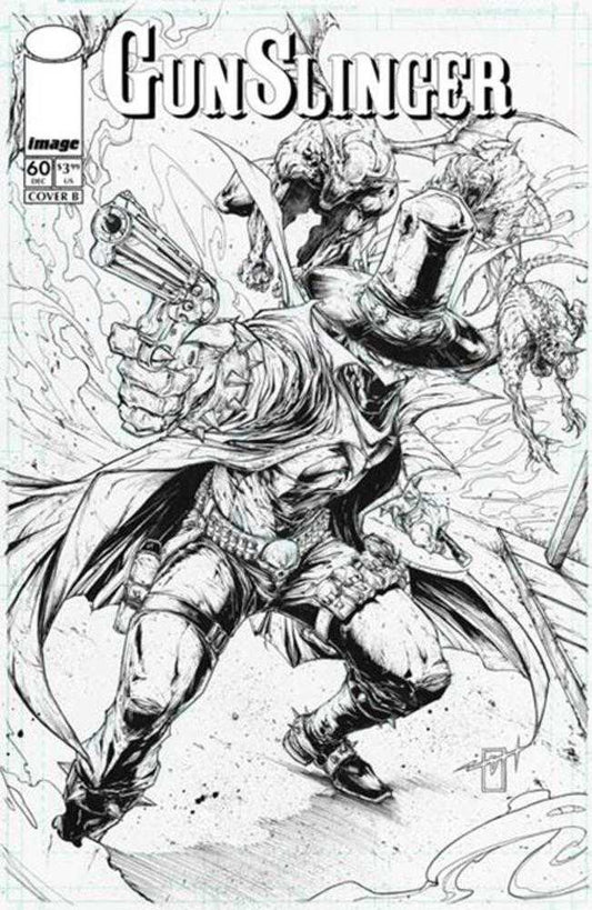 Gunslinger Spawn #60 Cover B Jonathan Uribe Black & White Variant