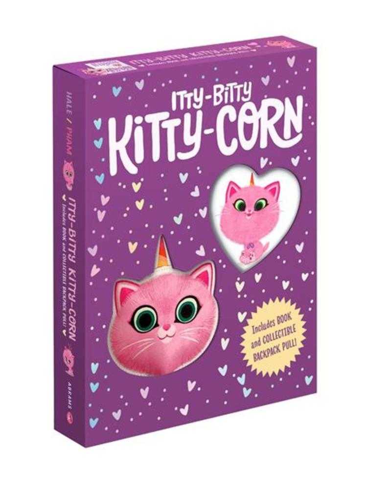 Itty Bitty Kitty Corn Gift Box Book And Collectible Backpack Pull Hardcover