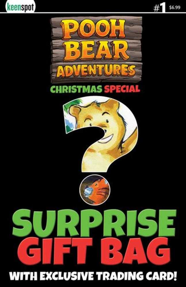 Pooh Bear Adventures Christmas Special #1 (One Shot) Cover B Surprise Cover Bagged With Trading Card Variant
