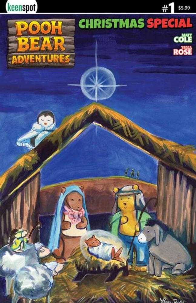 Pooh Bear Adventures Christmas Special #1 (One Shot) Cover C Tessa Rose The Nativity Variant