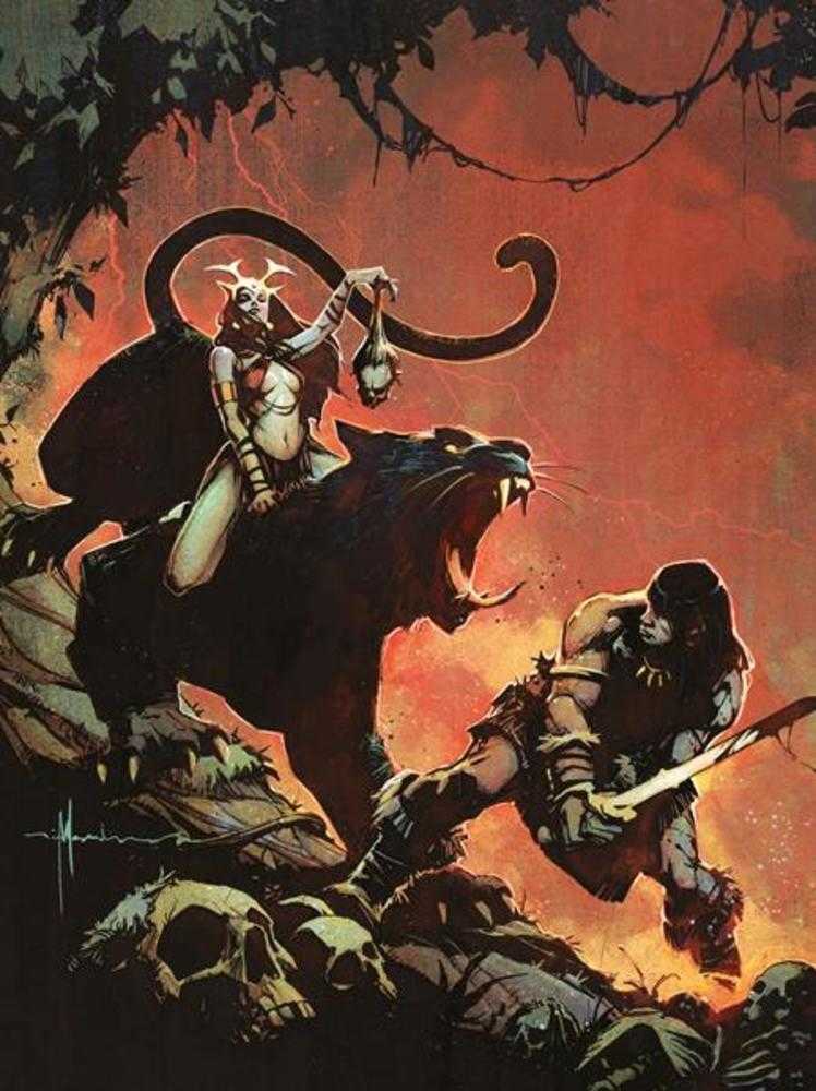 Savage Sword Of Conan #17 Cover D Nick Marinkovich Virgin Cardstock Variant (Mature)