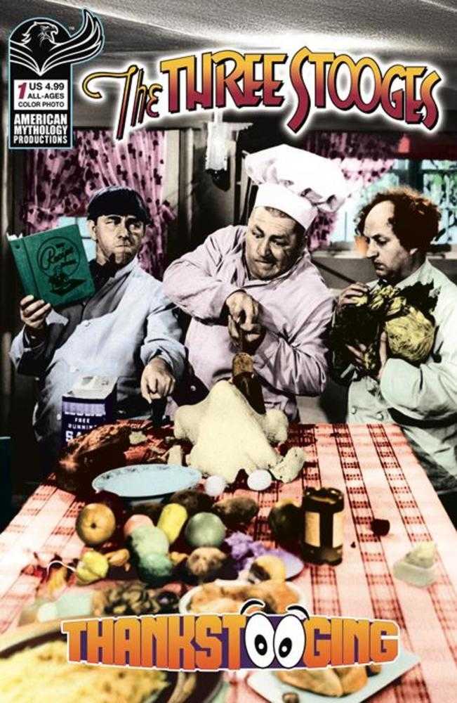 Three Stooges Thankstooging #1 (One Shot) Cover C Color Photo Variant