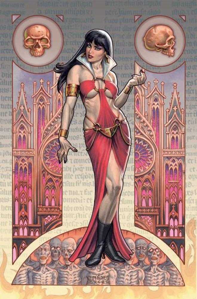 Vampirella Paradise #1 Cover I Joseph Michael Linsner Limited Full Art Variant