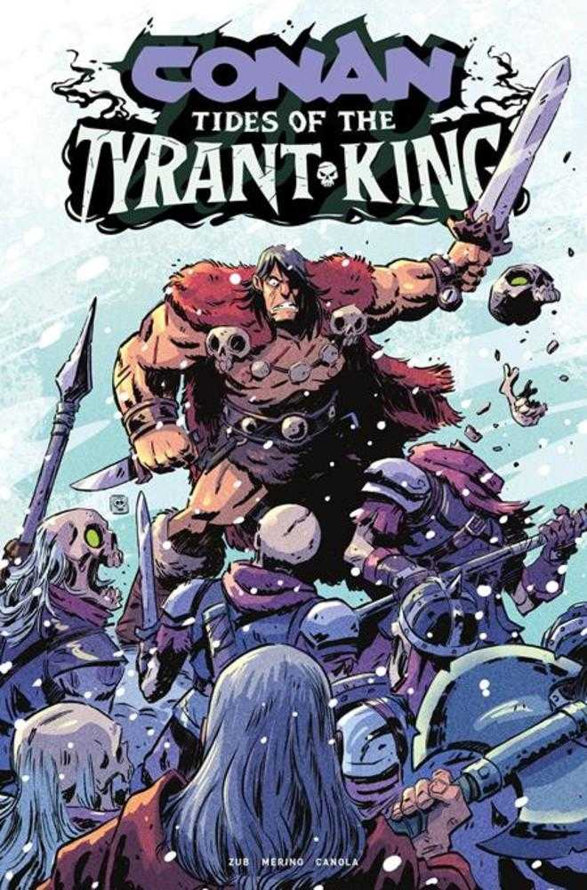 Conan The Barbarian Tides Of The Tyrant King #4 (Of 4) Cover C Derek Laufman Variant (Mature)