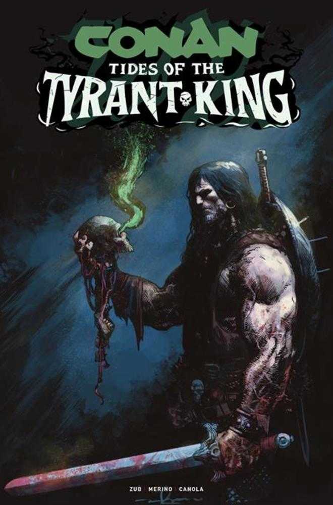 Conan The Barbarian Tides Of The Tyrant King #4 (Of 4) Cover D Gerardo Zaffino Glow In The Dark Variant (Mature)