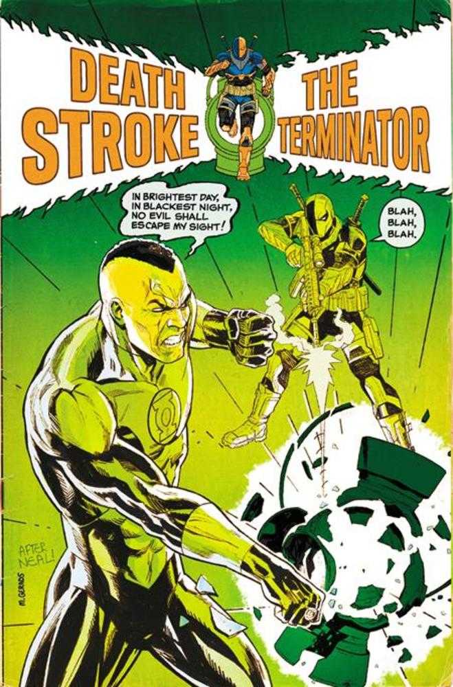 Deathstroke The Terminator #10 Cover B Mitch Gerads Card Stock Variant