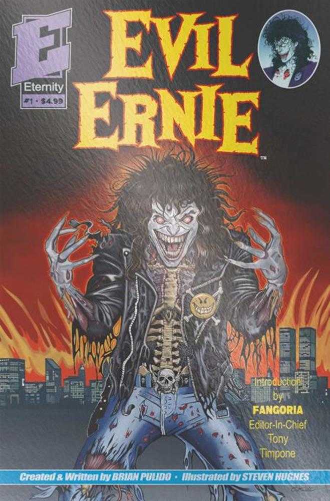 Evil Ernie #1 30 Th Anniversary Facsimile Edition Cover E Eric Mache Metal Premium Variant