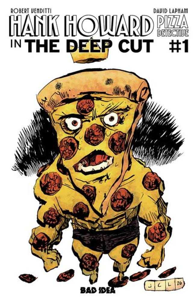 Hank Howard Pizza Detective The Deep Cut #1 (One Shot) Cover C Pizza By Jesse Lonergan Variant
