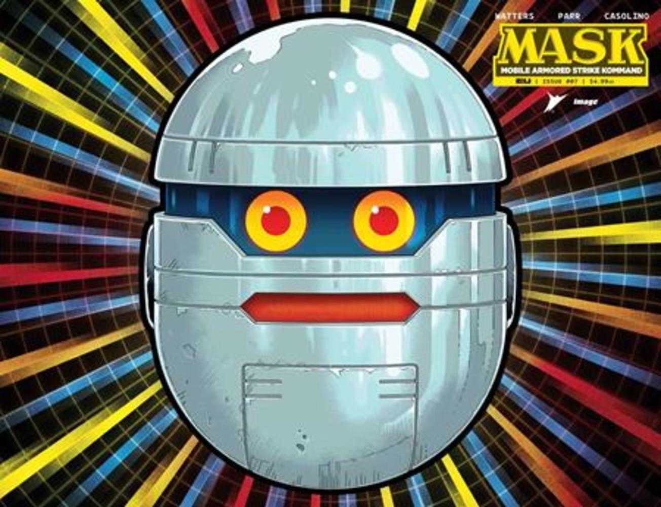 Mask #7 Cover H Pye Parr & Luke Preece Die Cut Mask Variant