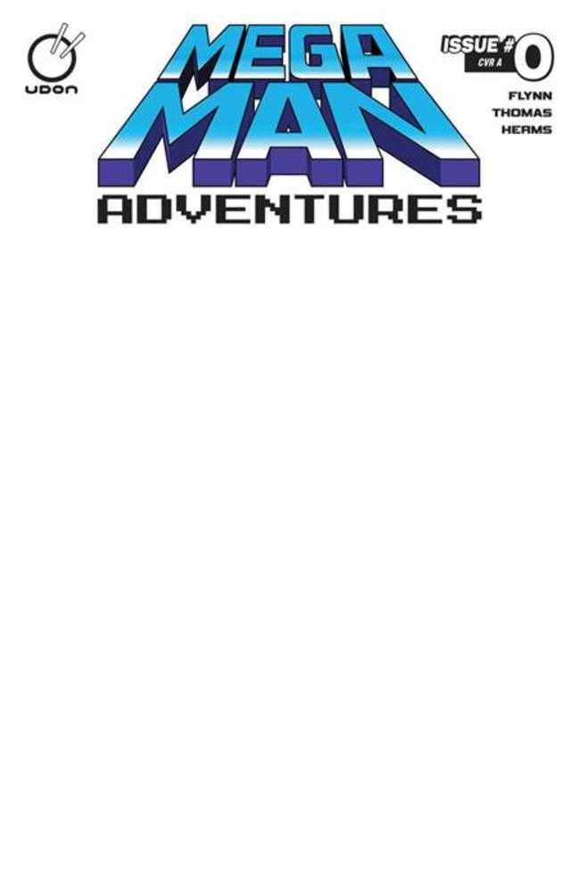 Mega Man Adventures #0 (One Shot) Cover D Blank Sketch Variant