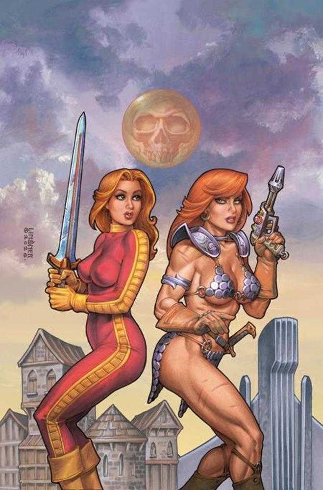 Red Sonja Barbarella #2 Cover G Joseph Michael Linsner Limited Full Art Variant