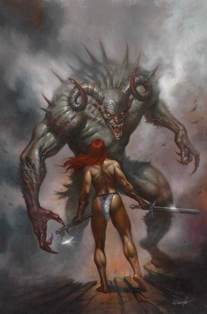 Red Sonja She Devil With A Sword #8 Cover F Lucio Parrillo Metal Premium Variant