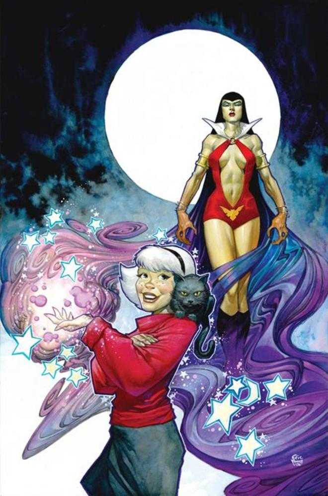 Sabrina The Teenage Witch Vampirella #1 Cover H Eric Powell Foil Full Art Variant