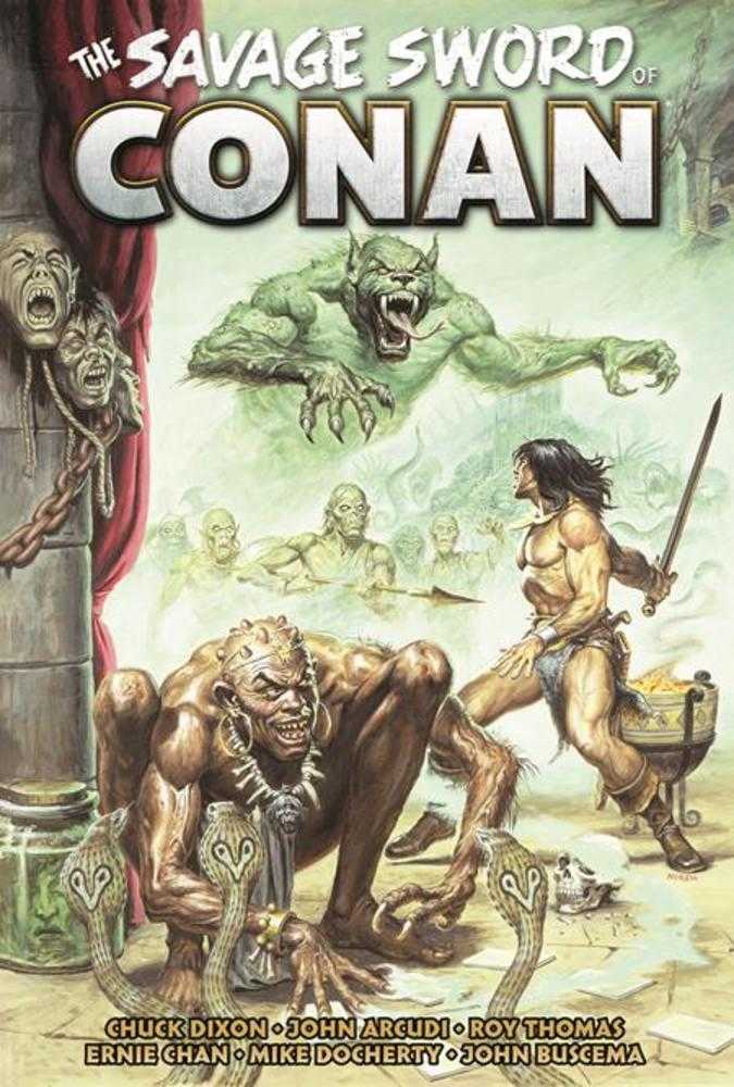 Savage Sword Of Conan The Original Comics Omnibus Hardcover Volume 13 Direct Market Edition Earl Norem Cover (Mature)