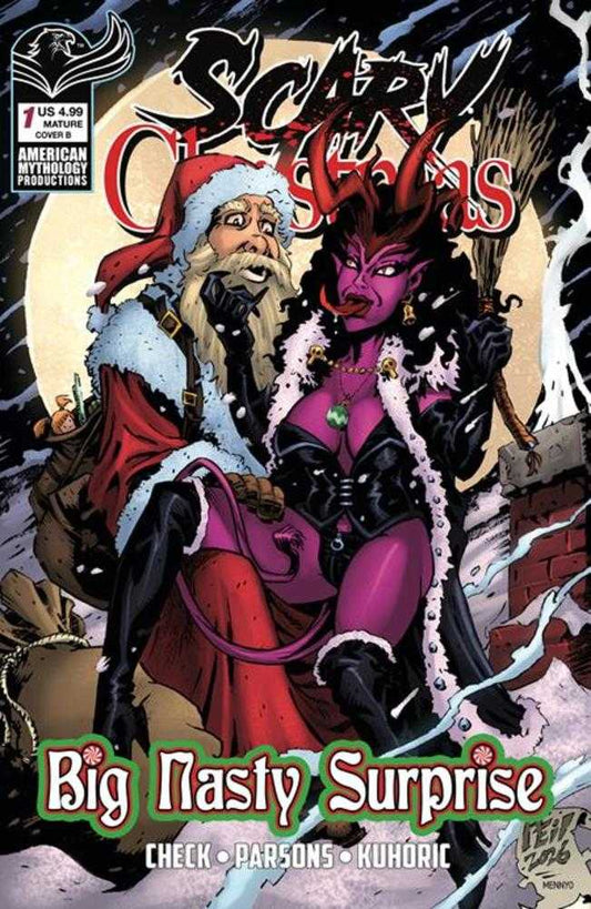 Scary Christmas Big Nasty Surprise #1 Cover B Neil Vokes Variant (Mature)