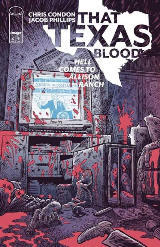 That Texas Blood Hell Comes To Allison Ranch #4 (Of 6) Cover B Juni Ba Variant (Mature)