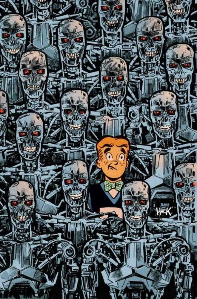Archie vs The Terminator #4 Cover F Robert Hack Limited Full Art Variant