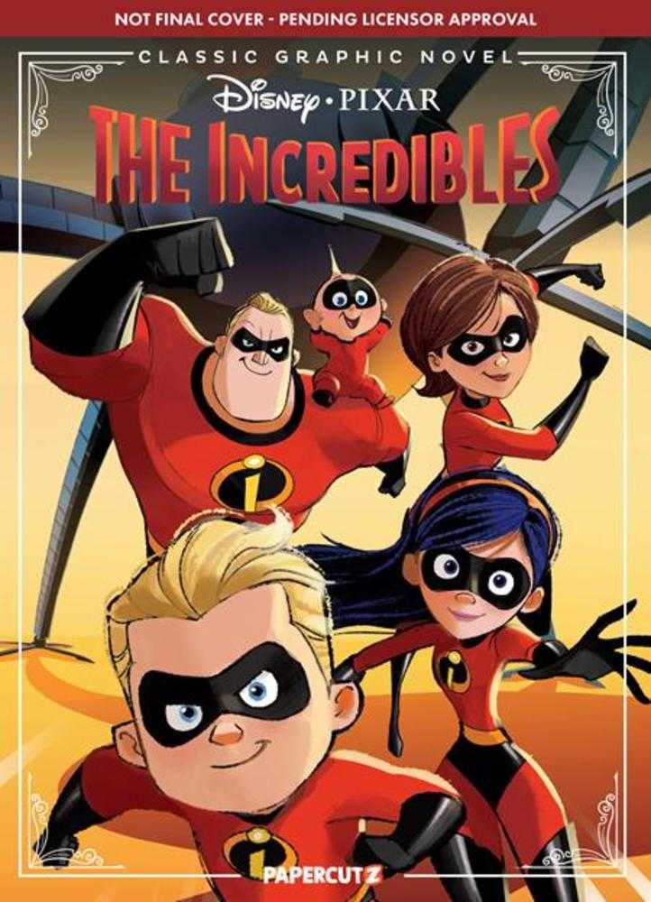 Disney Pixar Classic Graphic Novel The Incredibles Hardcover