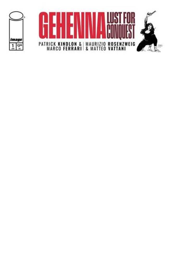 Gehenna Lust For Conquest #1 (Of 4) Cover G Blank Sketch Variant (Mature)