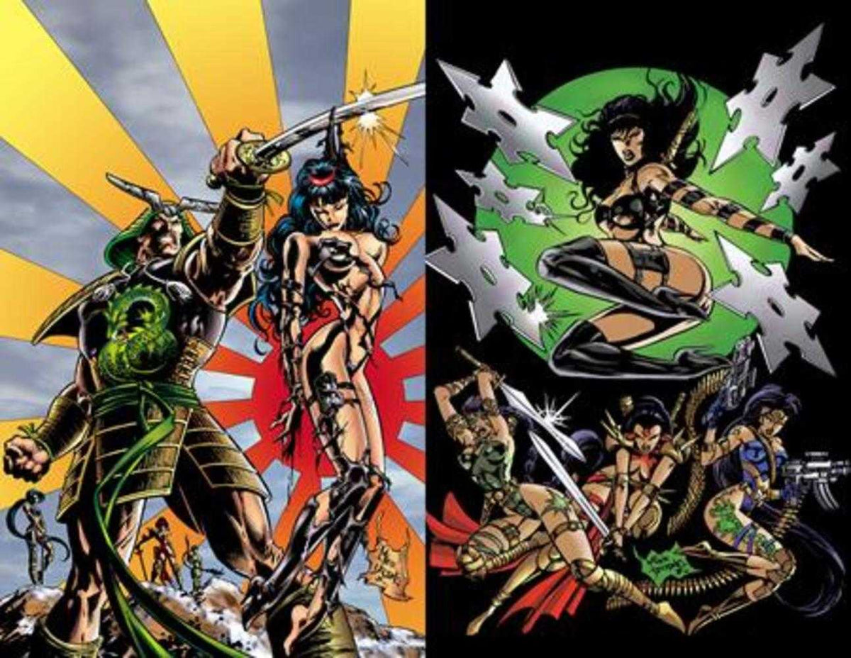 Jade Warriors #4 Cover D Mike Deodato Holofoil Flip Cover Variant