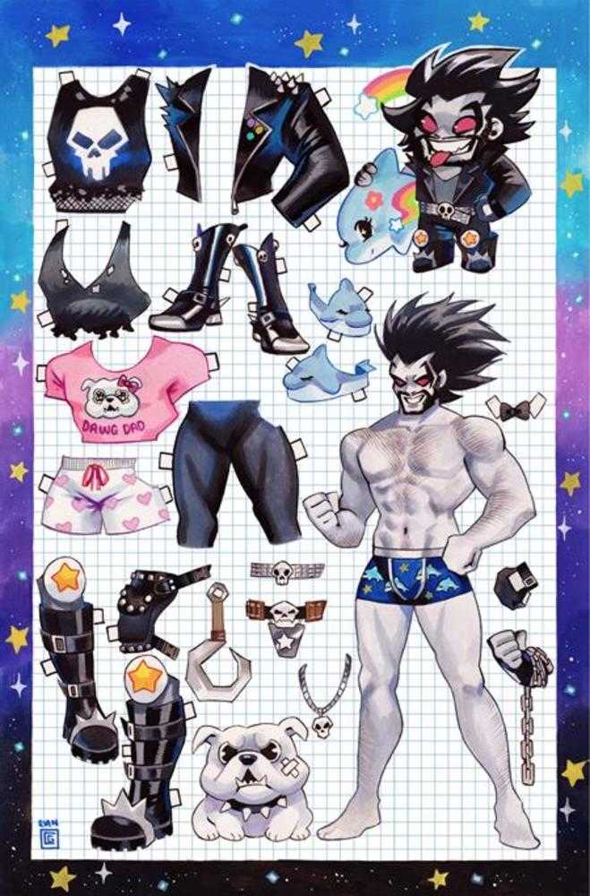 Lobo #11 Cover D Rian Gonzales Paper Doll Card Stock Variant