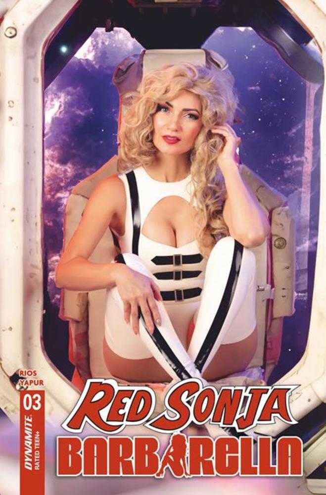 Red Sonja Barbarella #3 Cover E Cosplay Ivy Barbarella Variant