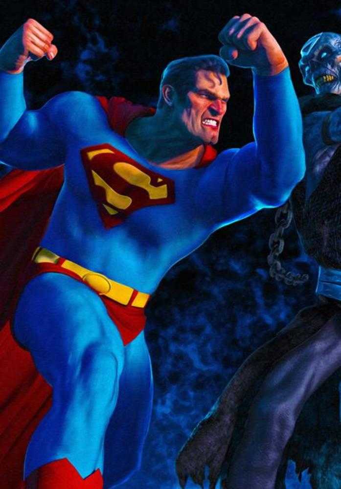 Superman #46 Cover D Mark Spears Left Connecting Card Stock Variant