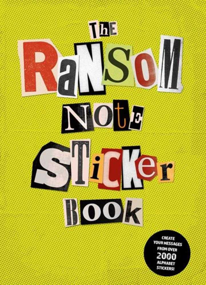Ransom Note Sticker Book TPB