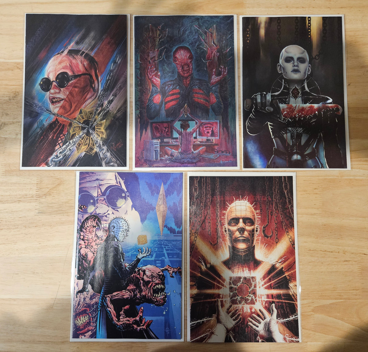 Hellraiser: Resurrections #1s Virgin Cover Set of 5