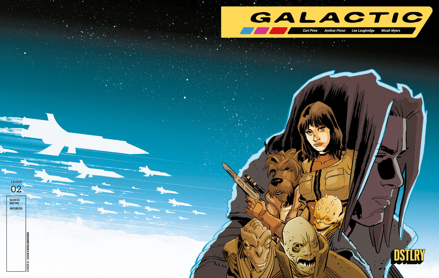 Galactic #2 Cover B Luca Casalanguida Variant
