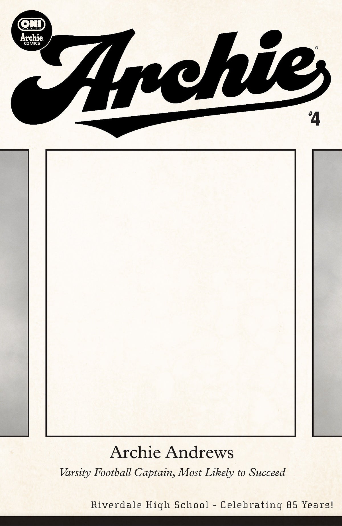 Archie #4 Cover F Riverdale Yearbook Blank Sketch Variant