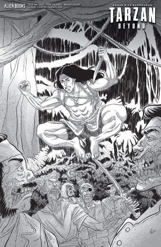 Tarzan Beyond #4 Variant D (King Black & White)