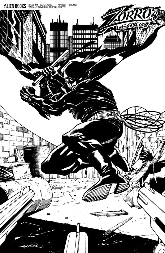 Zorro's Legacy #4 Variant D (Lopresti)
