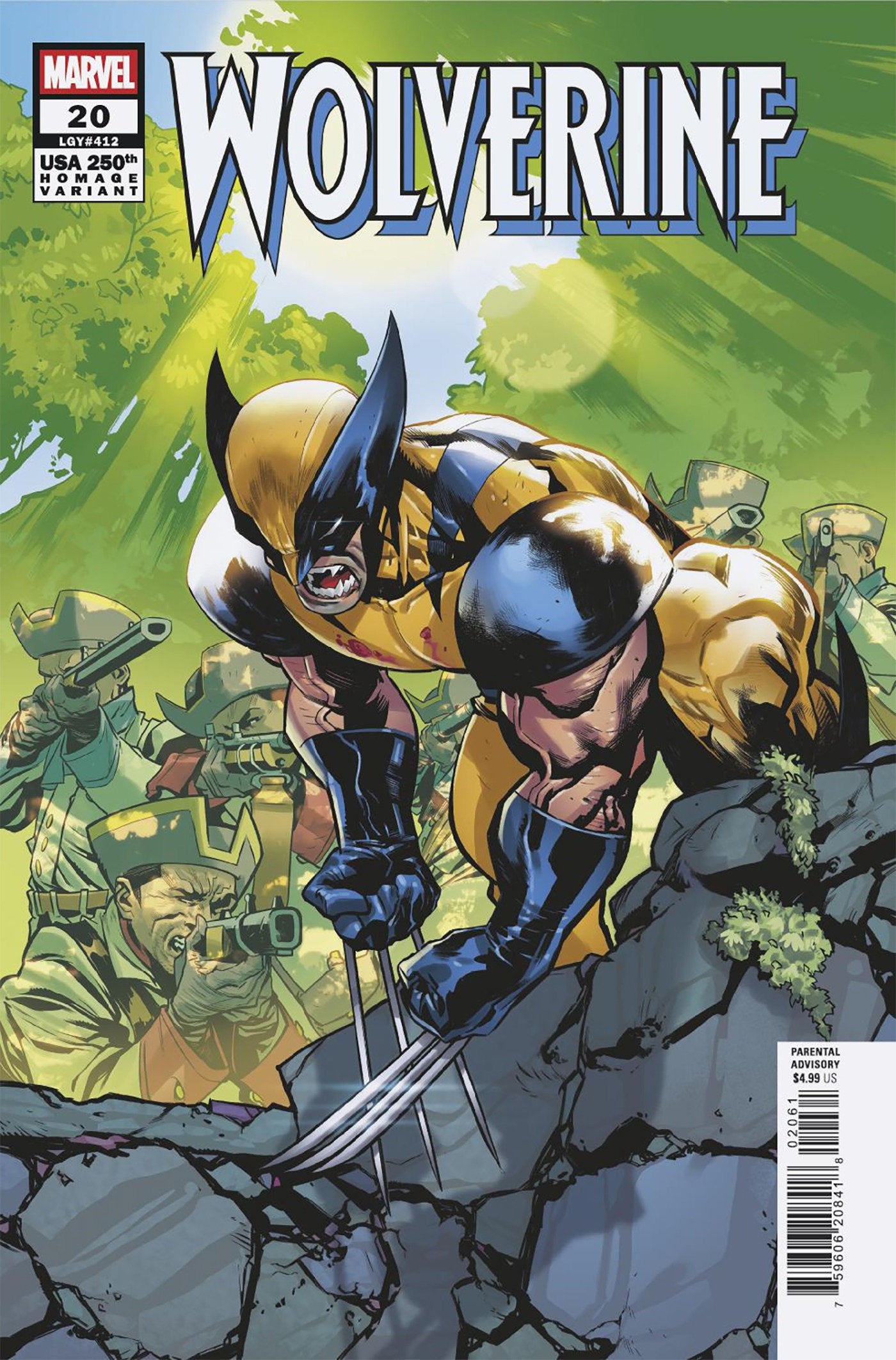Wolverine #20 Tbd Artist 250 Th Homage Variant