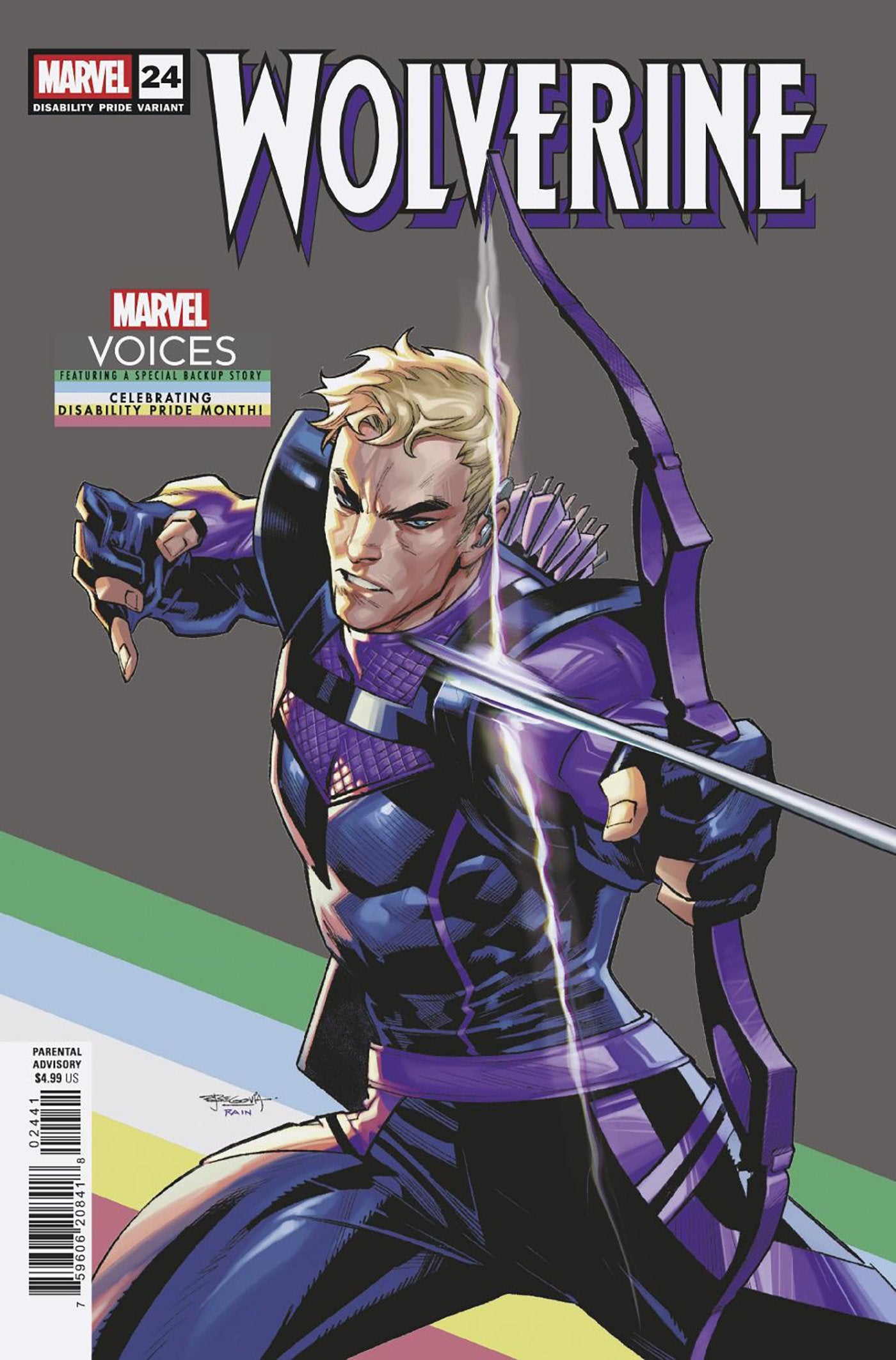Wolverine #24 Tbd Artist Disability Pride Variant