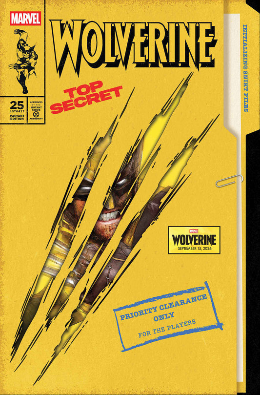 Wolverine #25 Jock Wolverine Game Variant