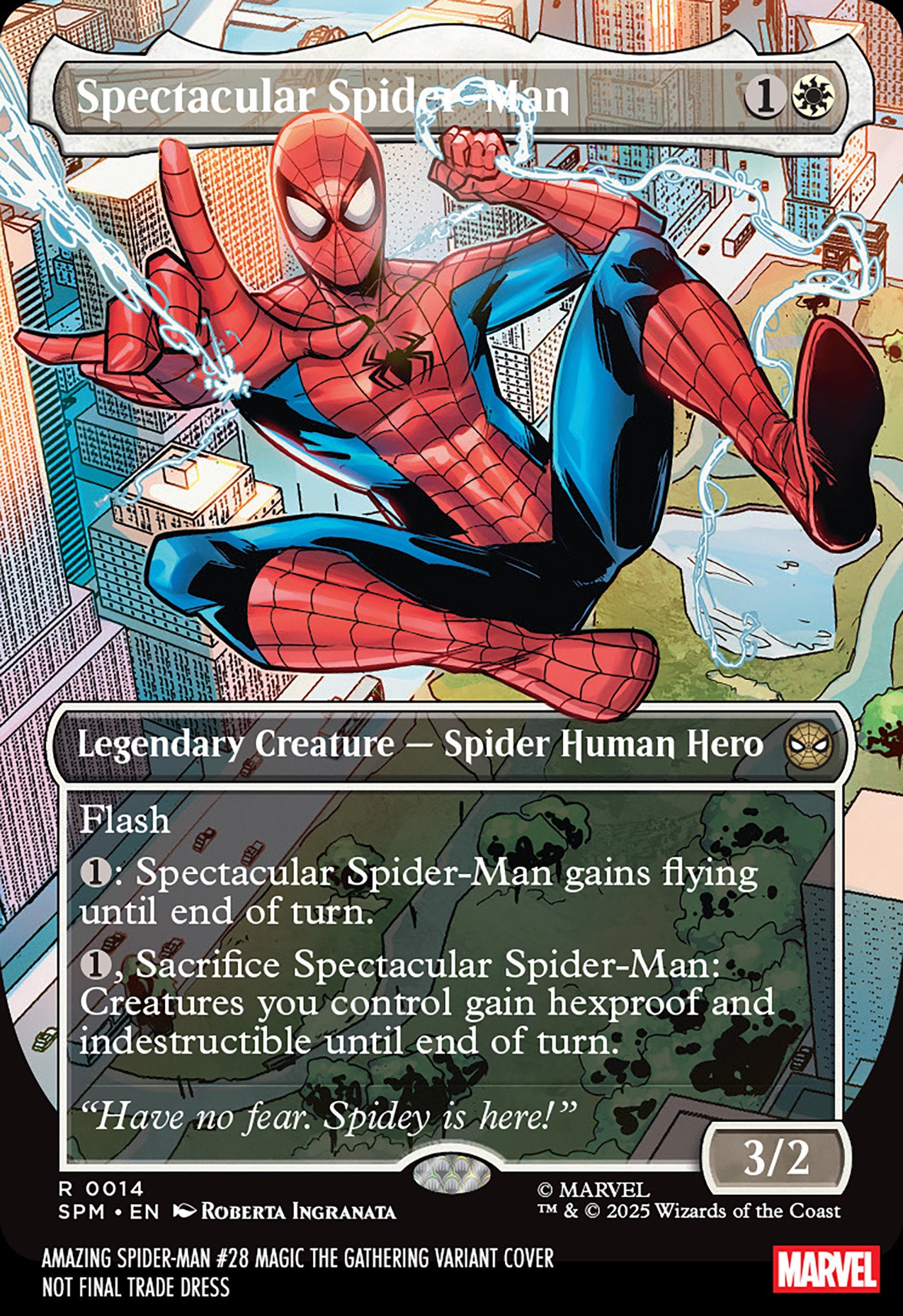 Amazing Spider-Man #28 Roberta Ingranata Magic: The Gathering Variant