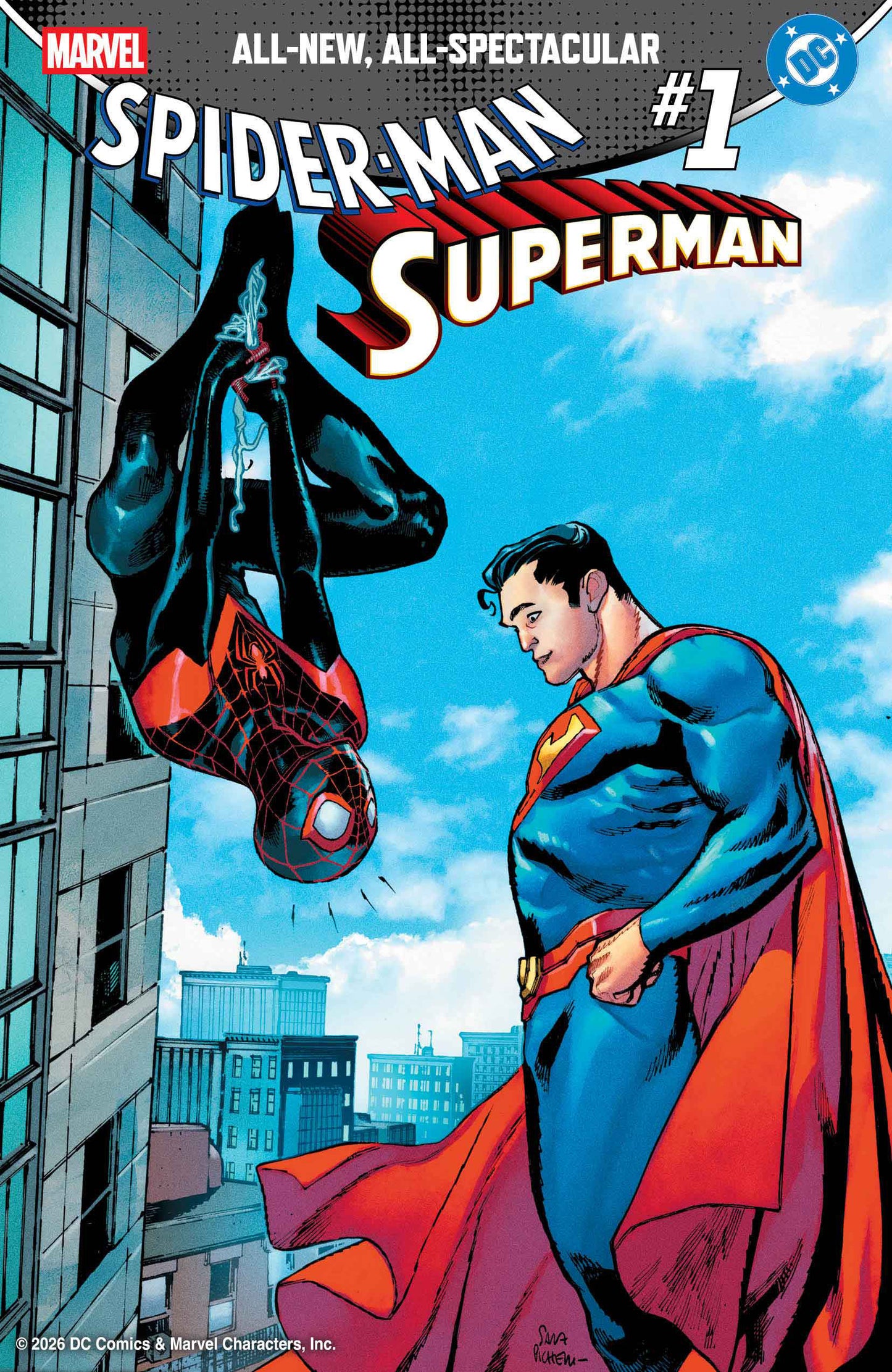 Marvel/DC: Spider-Man/Superman #1 Sara Pichelli Variant